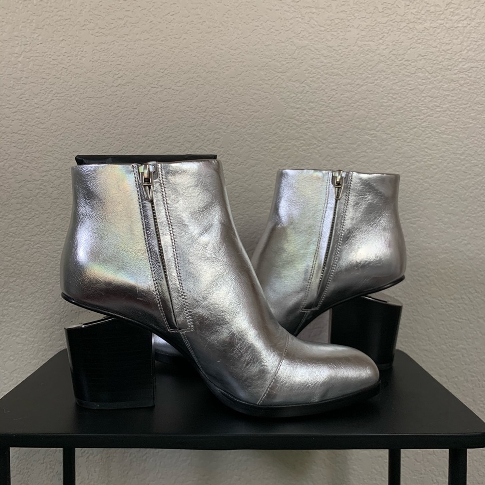 Alexander Wang Silver Gabbi Boots